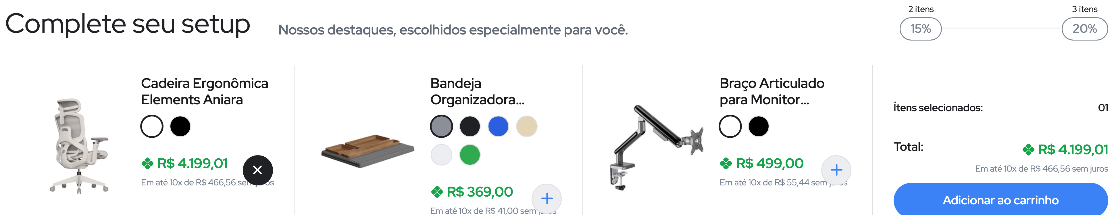 Recorte de evidência do achado 2: O mesmo produto tem dois preços na mesma página, com um centavo de diferença