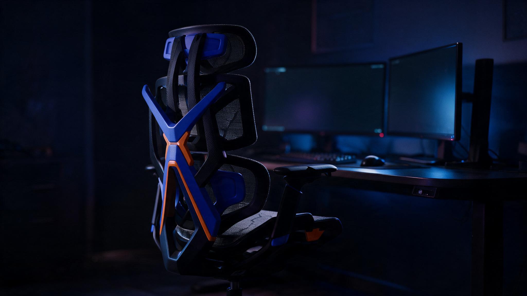 Setup noturno com a cadeira Vector